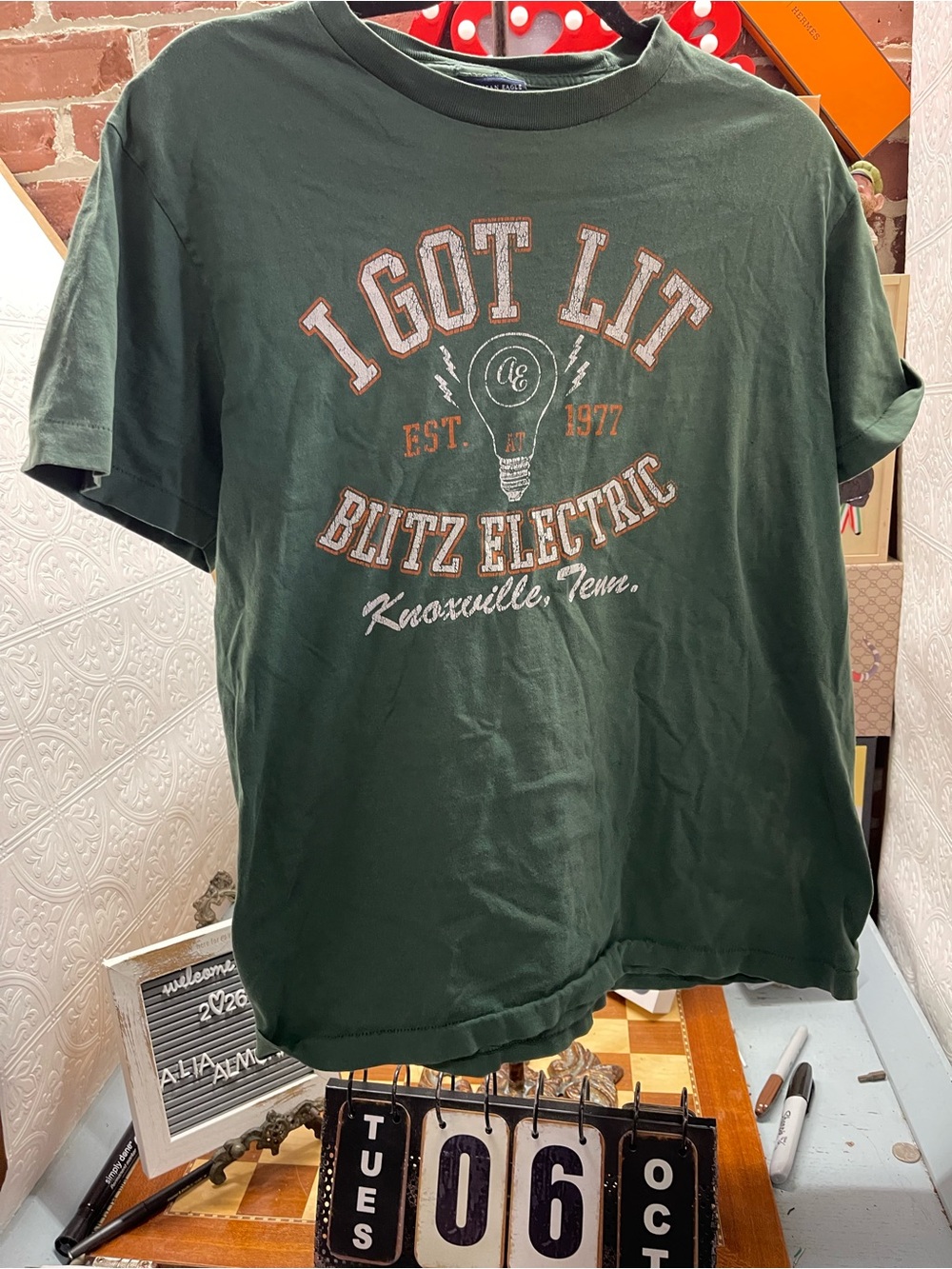vintage-style "I Got Lit - Blitz Electric - Knoxville, Tenn."